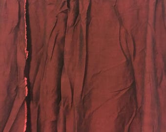 Burgundy linen fabric