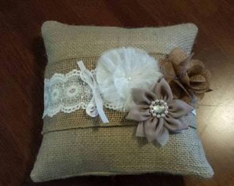 Customized ring bearer pillow