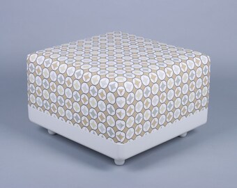 FeierbachCube stool 70s seat cube zip