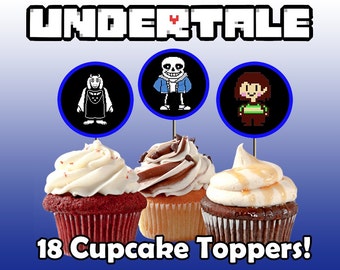 Undertale Cupcake Toppers!