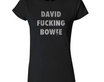 Women's David Bowie T-Shirt In Black