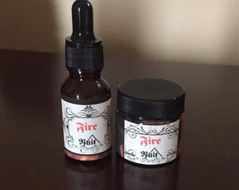 Fire Incense and Oil ~ Element Incense and Oil ~ Witchcraft ~ Wicca ~ Pagan ~ 1oz and 15 ml.