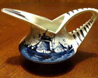 Delft Blue Hand Painted Creamer