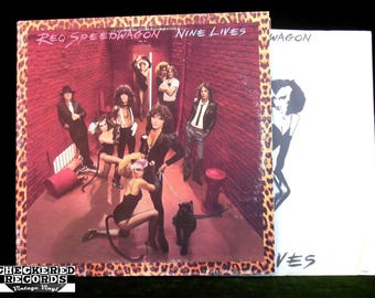 REO Speedwagon Nine Lives VG+ Vintage Vinyl LP Record Album