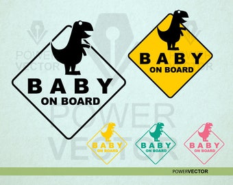Baby on board svg | Etsy