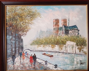 Signed Burnett oil Painting