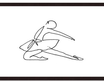 Ballerina 2, ballerine, dancer, danceuse, ligne, line, workline, contemporain, contemporary