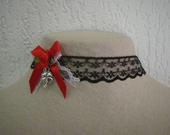 Crew neck collar lace chic & trend