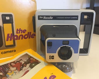 Kodak ‘The Handle’ 1977 Polaroid Camera with Film Cartridge
