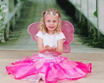 Fairy outfit with wings, skirt and circlet