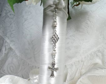 Bridal Bouquet Charm Cross Bouquet Charm Wedding Bouquet Charm Bouquet Accessory Bridal Gift Wedding Keepsake