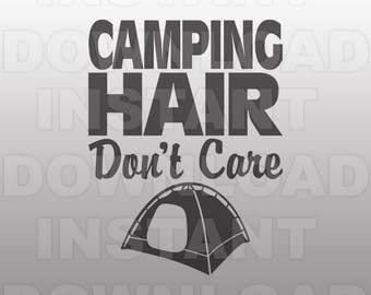 Download Camping hair svg | Etsy