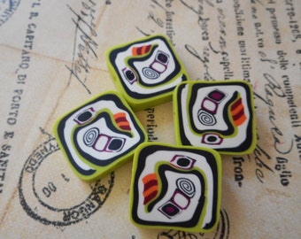 Polymer Clay Beads by TLS Clay Design