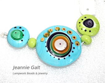 Lampwork Art Beads by Jeanniesbeads #1981