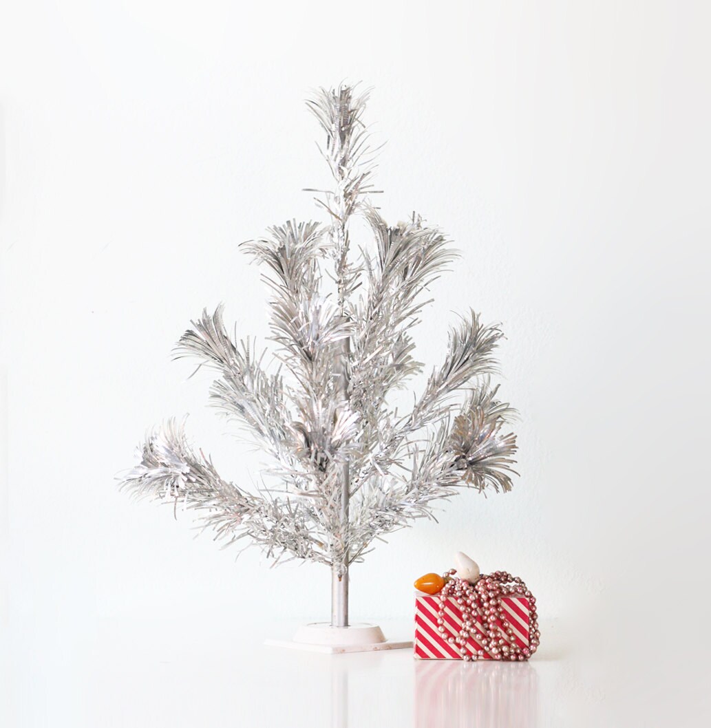 vintage aluminum christmas tree pom pom tree vintage aluminum christmas tree pom pom tree