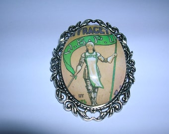 suffragette women's rights brooch