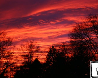 Color Photograph, fine art, photo print, wall art, home decor, clouds, sky, sunset, photography, nature, fotografia, fotografie