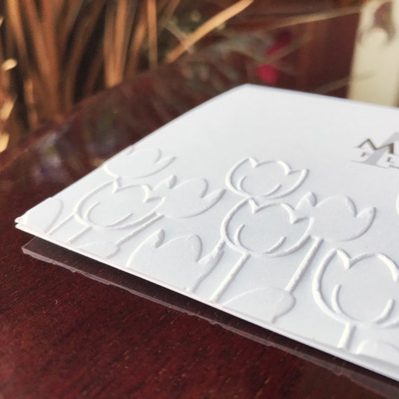 Embossed Business Stationery Custom Stationary Logo Note Cards