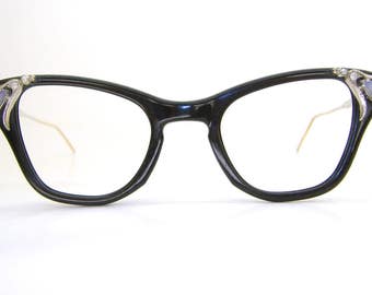 Vintage 40s B&L Cat Eye Frame Retro Eyeglasses or Sunglasses Frame 12K Gf