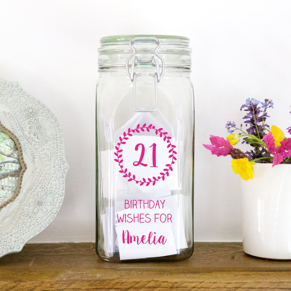 Personalised Birthday Wish Jar