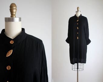 long crinkle tunic