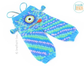 Silly Creatures Alien Monster Crochet Pants for 2T - Ready to Ship