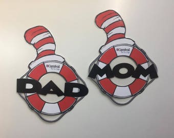 Carnival Cruise Door Decoration Magnet- Dr. Seuss Cat in the Hat Inspired