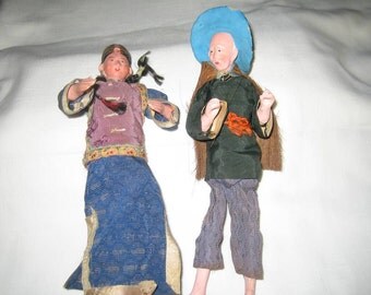 Vintage dolls Asian doll Japanese Chinese
