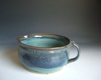 Hand thrown stoneware pottery small mixing bowl (SMB-3)