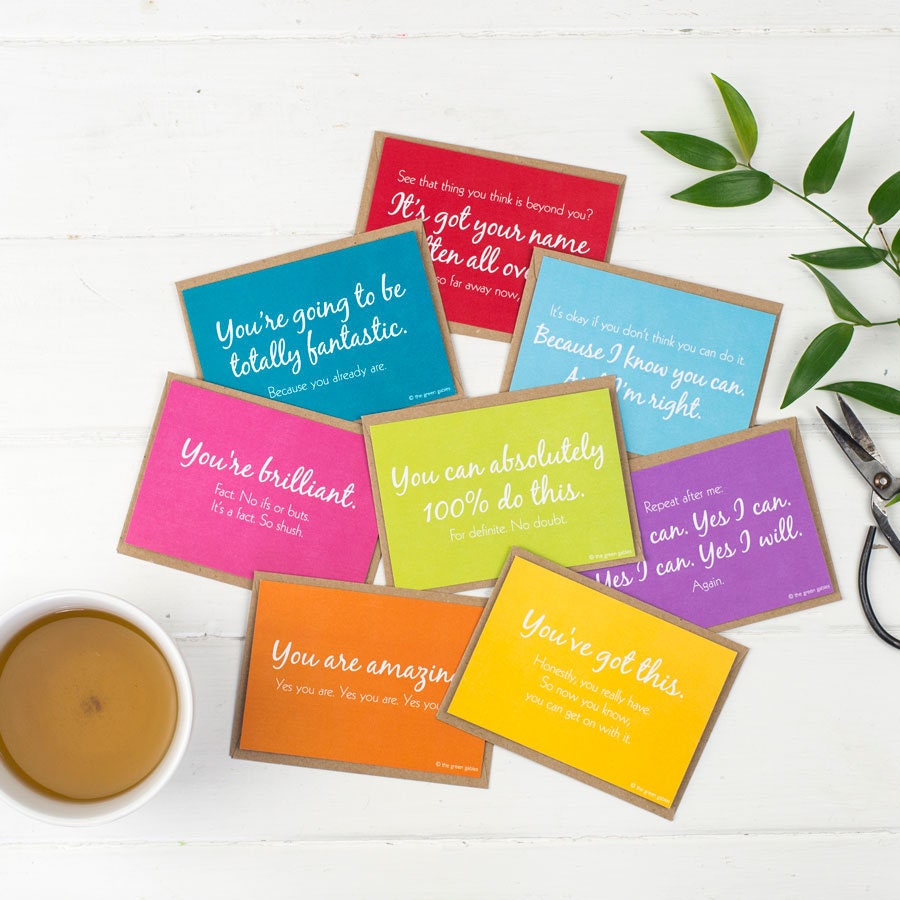 Cards of Encouragement Set Postcards Notelets Note Cards