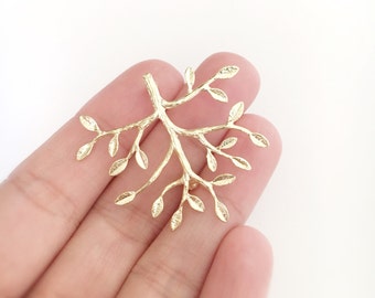 Gold Family Tree Brooch, Birthstone Jewelry, Personalized Gift for Mom Grandma Mothers Day Anniversary Gift Idea, Tree Branch Pin, Birthday
