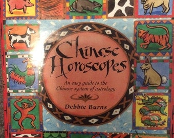 Book Chinese horoscopes HB rare new Astrology: rooster/Dragon/snake/horse/sheep or goat/monkey/dog/pig/rat/Buffalo or ox/Tiger/rabbit/81 p