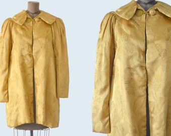 1930s Gold Brocade Jacket size M