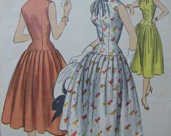 Fabulous Vintage 50s Misses Dress Pattern ROCKABILLY DRESS Fabulous Vintage 50s Misses Dress Pattern ROCKABILLY DRESS