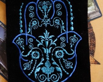 Fatima Hand Velveteen Bag Wiccan Pagan Supplies for Gris Gris Mojo Bags etc.