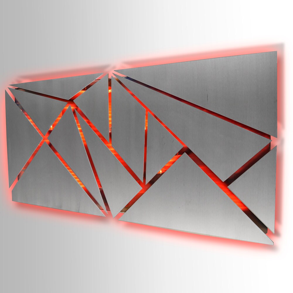 Metal Wall Art Lighted Wall Art Metal Wall Sculpture