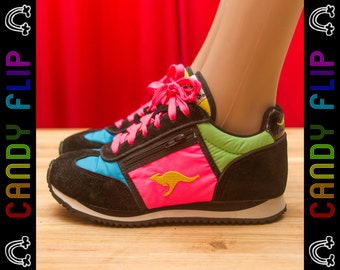 neon sneakers