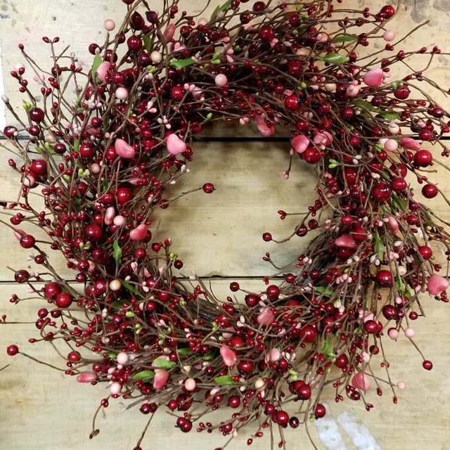 Winter Wreaths Snowmen Valentine Wreaths by Designawreath