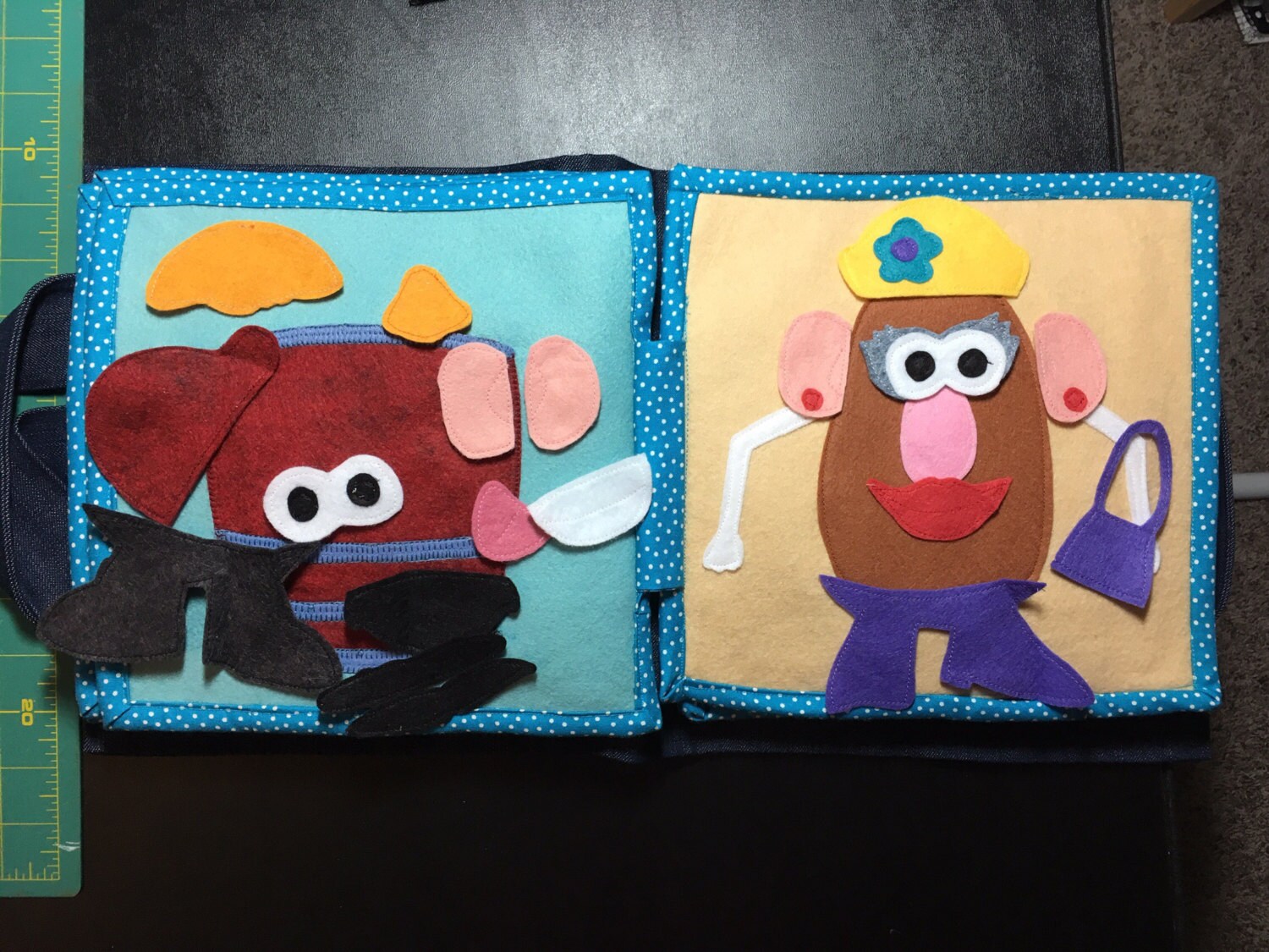 Potato head quiet book page