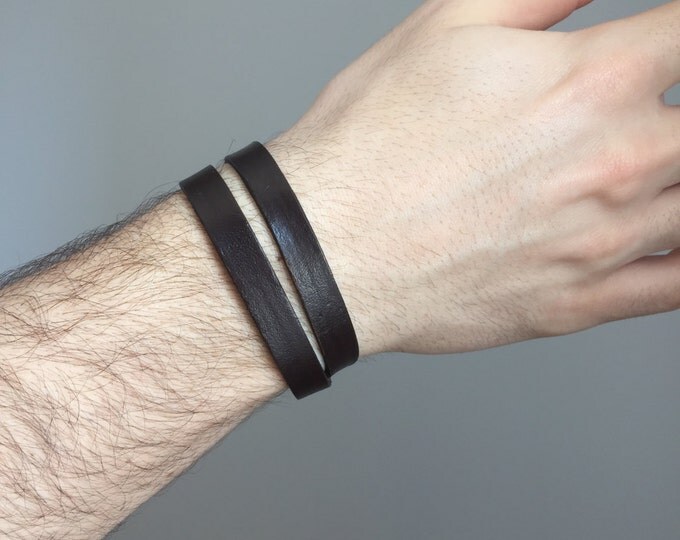 Men leather wrap ,modern cuff,Brown Leather Cuff,leather cuff,unisex cuff,men cuff bracelet,men bracelet, leather cuff,simple men bracelet