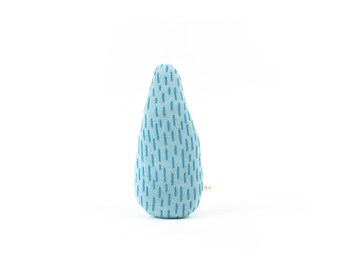 Raindrop pillow - soft knitted raindrop cushion, decorative pillow