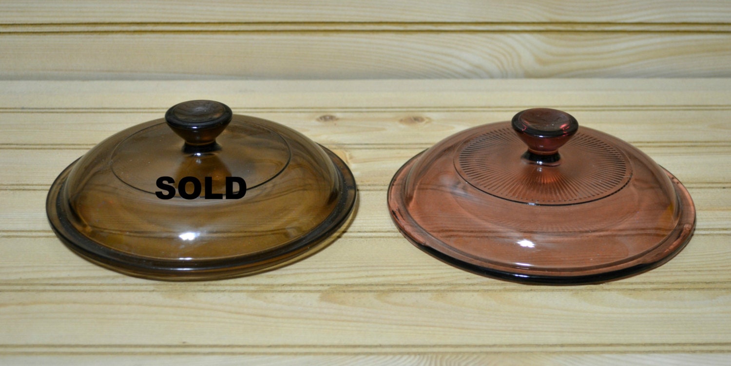 Vintage Corning Visions Ware Replacement Lids Microwave Lid