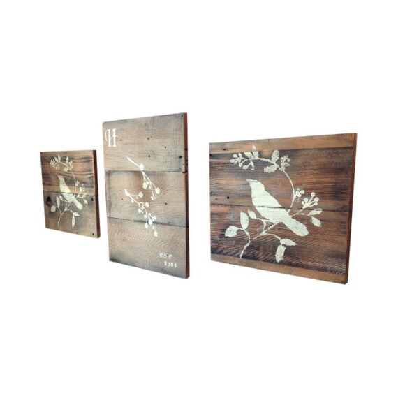 Reclaimed Wood Wall Art by DelHutsonDesigns on Etsy