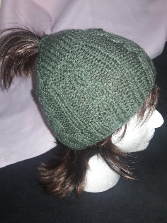 Items similar to Top Knot Opening Hat on Etsy