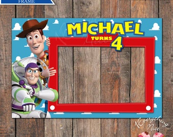 Toy Story Birthday 24" x 36" Landscape Photo booth Frame Digital Download