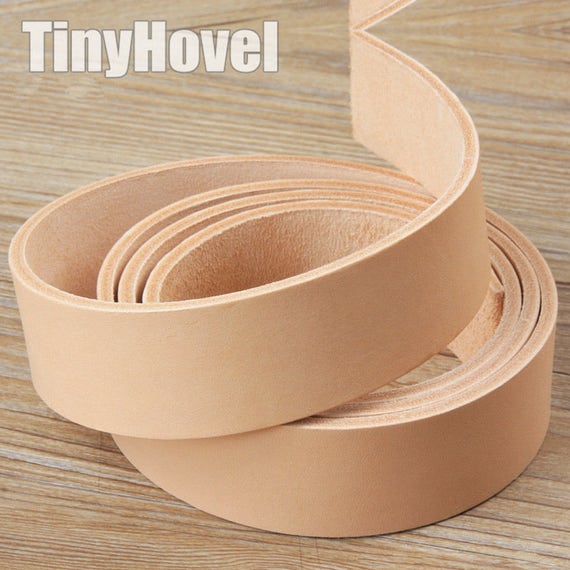 Natural Veg Tanned Leather Straps Genuine Italian Vegetable