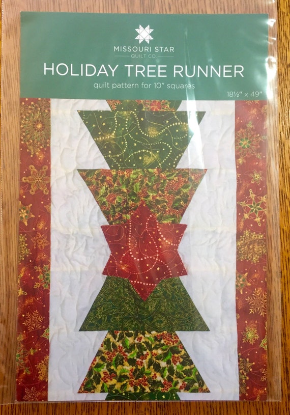 HOLIDAY TREE Table Runner by Missouri Star by PeacockQuilting