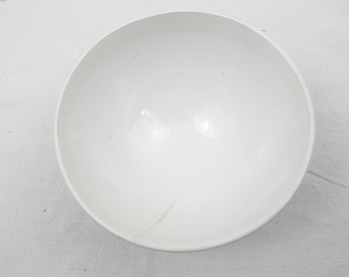 Antique French Ceramic Hand Painted Café au Lait Coffee Bowl, French Country Cottage Latte Digoin Bol, Rustic Farmhouse Decor, Digoin,