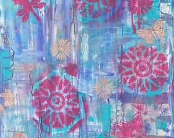 Colorful Abstract Art, 11x14, Original art, Colorful giclee prints, Gifts under 50, Colorful ART, Abstract painting, Home decor, Wall Art