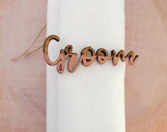 X 50 rose gold wooden place names wedding party place card Botanical Wedding Vintage Wedding Rose Gold Wedding